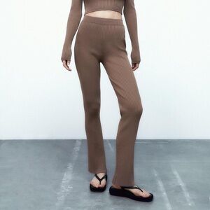 Zara Women's Brown Leggings